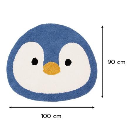 HOME LIVING STYLE CARPET LITTLE-PENGUIN 90X100CM BLUE
