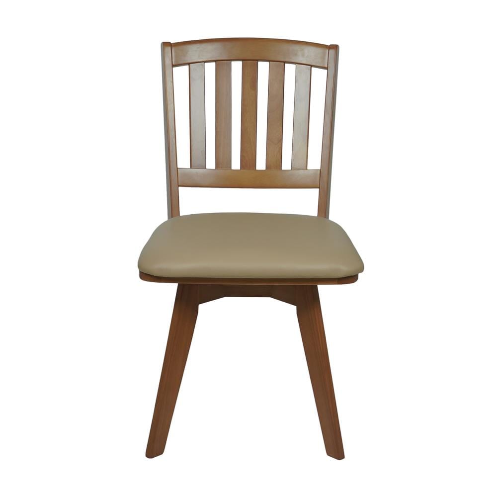 SWIVEL DINING CHAIR FURDINI RETRO BROWN [EXCLUSIVE FROM HOMEPRO THAILAND]