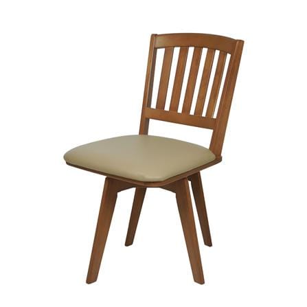 SWIVEL DINING CHAIR FURDINI RETRO BROWN [EXCLUSIVE FROM HOMEPRO THAILAND]