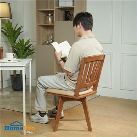 SWIVEL DINING CHAIR FURDINI RETRO BROWN [EXCLUSIVE FROM HOMEPRO THAILAND]