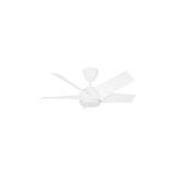 ALPHA CEILING FAN VANNUS PRISTI 5BLADE LED 40 INCH MATTE WHITE