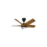 ALPHA CEILING FAN VANNUS PRISTI 5BLADE LED 40 INCH WALNUT