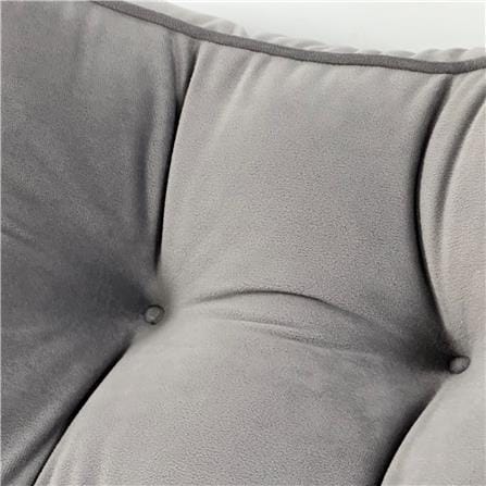 HOME LIVING STYLE BACK CUSHION RESTY 18X10INCH GRAY