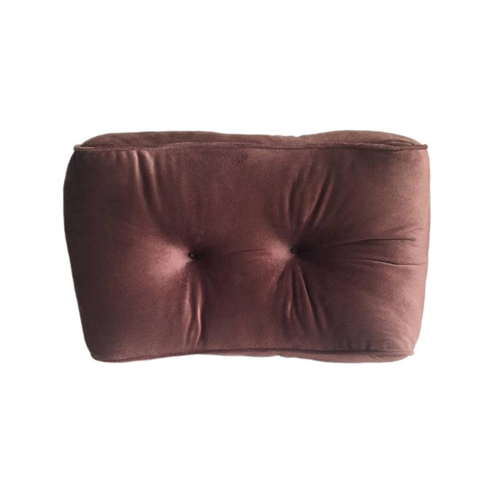 HOME LIVING STYLE BACK CUSHION RESTY 18X10INCH BROWN