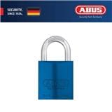 (ONLINE) ABUS 50MM TITALIUM ALUMINIUM PADLOCK WITH 2 KEYS 83AL/50 BLUE