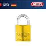 (ONLINE) ABUS 50MM TITALIUM ALUMINIUM PADLOCK WITH 2 KEYS 83AL/50 YELLOW