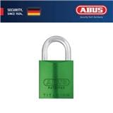 (ONLINE) ABUS 50MM TITALIUM ALUMINIUM PADLOCK WITH 2 KEYS 83AL/50 GREEN