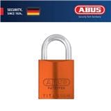(ONLINE) ABUS 50MM TITALIUM ALUMINIUM PADLOCK WITH 2 KEYS 83AL/50 ORANGE