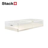 UNDERBED STORAGE BOX STACKO HASS SIZE S 99X49.5X20CM WHITE [EXCLUSIVE FROM HOMEPRO THAILAND]