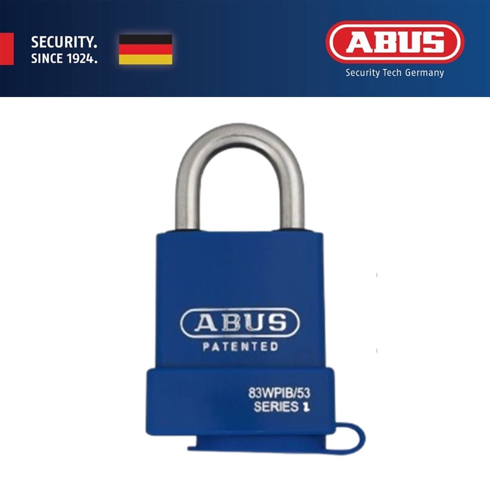 (ONLINE) ABUS 53MM SUBMARINER S/S SHACKLE PADLOCK WITH 2 KEYS 83WPIB/53
