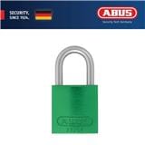 (ONLINE) ABUS 40MM TITALIUM LOVE PADLOCK ALUMINIUM SHACKLE 1 KEY 72LL/40FRESH GREEN