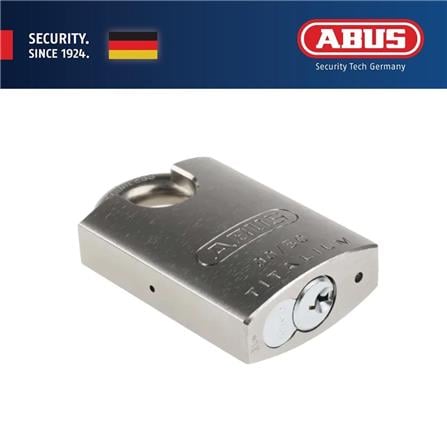 (ONLINE) ABUS 50MM CLOSED SHACKLE TITALIUM PADLOCK WITH 2 KEYS 90RK/50