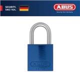 (ONLINE) ABUS 40MM TITALIUM LOVE PADLOCK ALUMINIUM SHACKLE 1 KEY 72LL/40 BLUE