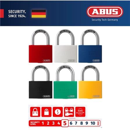 (ONLINE) ABUS 40MM TITALIUM MYLOCK PADLOCK T65AL/40 BLACK