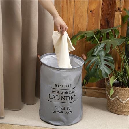 COSSY PLUS ROUND LAUNDARY BAG CP-PE50 RN GREY
