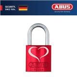 (ONLINE) ABUS 40MM TITALIUM LOVE PADLOCK WITH 2 KEYS 72/40 LOVELOCK 2