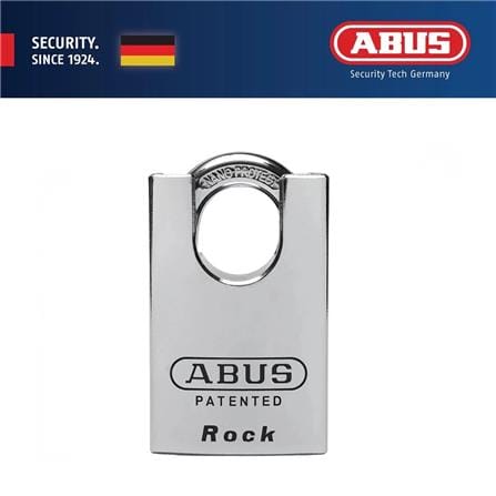 (ONLINE) ABUS 55MM THE ROCK CLOSED SHACKLE HARDENED STEEL PADLOCK W/2KEYS 83CS/55