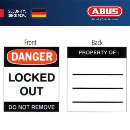 (ONLINE) ABUS 40MM LOTO LIGHTWEIGHT ALUMINIUM PADLOCK 1 KEY & 1 LABEL 74/40 GREEN