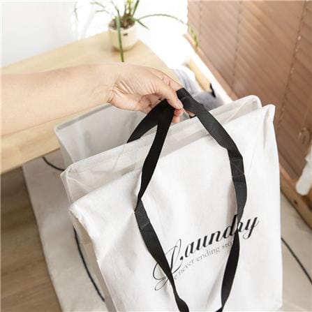 COSSY PLUS RECTANGLE PE LAUNDARY BAG CP-PE60RT WHITE