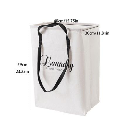 COSSY PLUS RECTANGLE PE LAUNDARY BAG CP-PE60RT WHITE