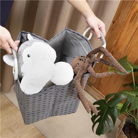 COSSY PLUS RECTANGLE EVA LAUNDARY BAG CP-EVA 45RT BUTTERFLY HANDLE GREY