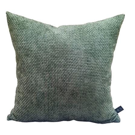 HOME LIVING STYLE CUSHION WEAVE 18X18INCH GREEN