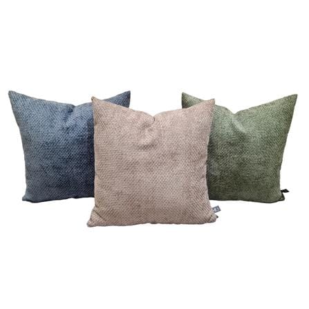 HOME LIVING STYLE CUSHION WEAVE 18X18INCH GREEN