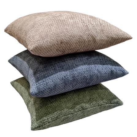HOME LIVING STYLE CUSHION WEAVE 18X18INCH NAVY BLUE