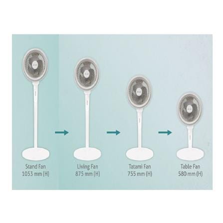 ALPHA AIR CIRCULATOR STAND FAN MOTTO SF C21/7 7" 35W 3BLADE