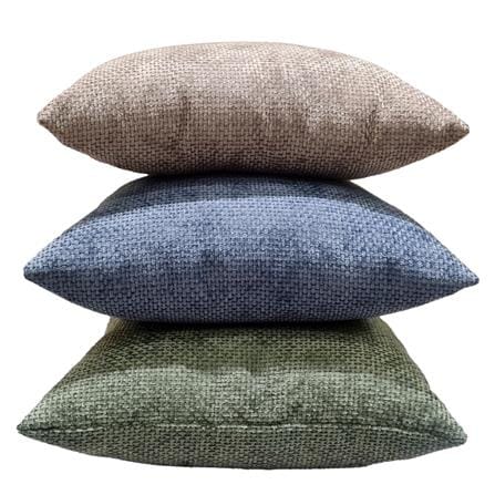 HOME LIVING STYLE CUSHION WEAVE 18X18INCH BROWN