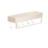 COSSY PLUS BATH RACK WITH HOOK CP-YSLC4170NYB 40CM CREAM WHITE