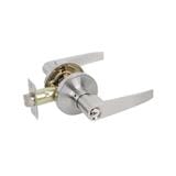 AZLE STAINLESS STEEL ENTRANCE LEVER 410 SILVER