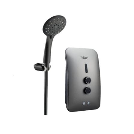 RUBINE SHOWER HEATER NON PUMP WITH HAND SHOWER RWH-STE350N-MAPM PEWTER METALLIC