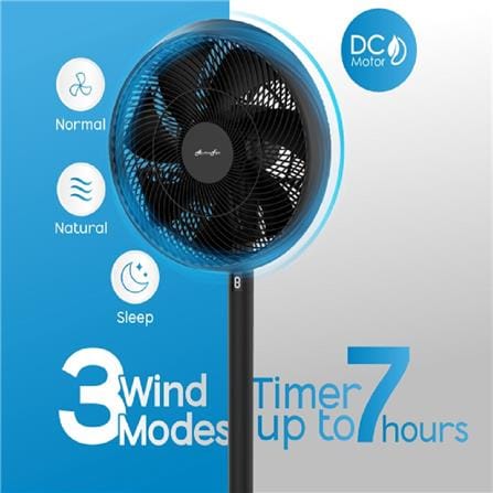 ALPHA AIR CIRCULATOR STAND FAN MOTTO SF B22/14 14" 65W 7BLADE