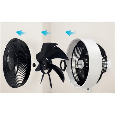 ALPHA AIR CIRCULATOR STAND FAN MOTTO SF B22/14 14" 65W 7BLADE