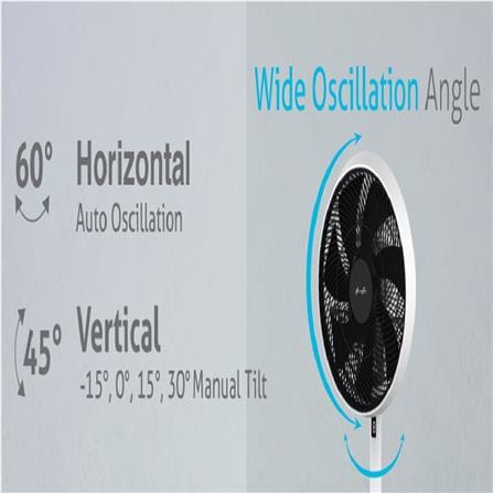 ALPHA AIR CIRCULATOR STAND FAN MOTTO SF B22/14 14" 65W 7BLADE