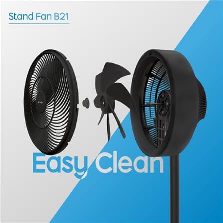 ALPHA AIR CIRCULATOR STAND FAN MOTTO SF B21/12 12" 58W 7BLADE
