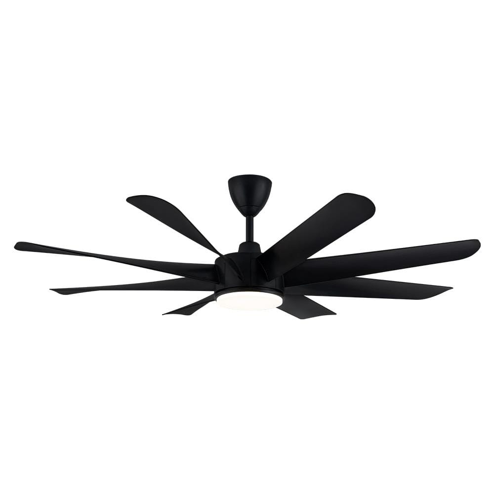 ALPHA CEILING FAN VANNUS VISTA LED 8-BLADE 60-INCH MATT BLACK