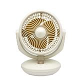 ALPHA AIR CIRCULATOR TABLE FAN MOTTO DT C11/6 6" 26W 3BLADE APRICOT