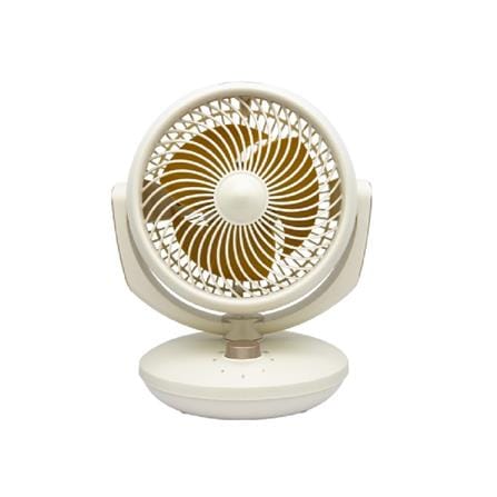 ALPHA AIR CIRCULATOR TABLE FAN MOTTO DT C11/6 6" 26W 3BLADE APRICOT