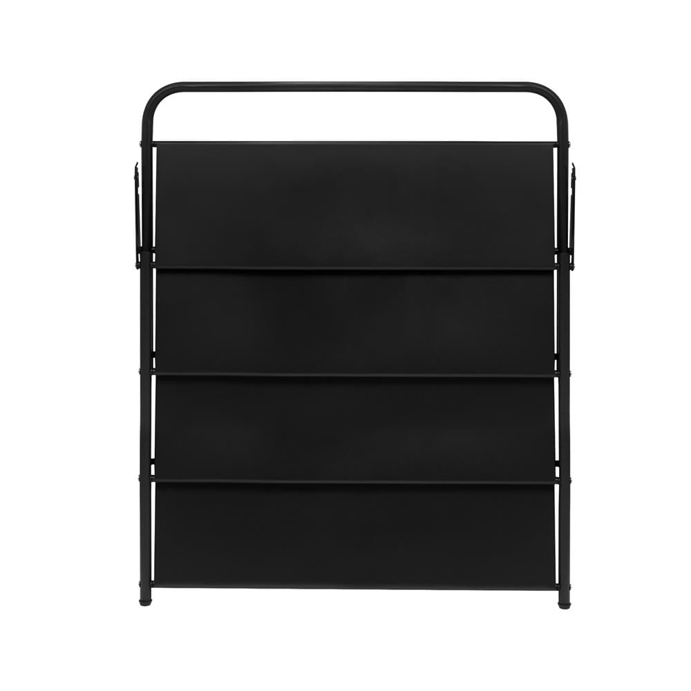 4-TIER SHOE RACK STACKO BRISK 70X23X70.5CM BLACK [EXCLUSIVE FROM HOMEPRO THAILAND]