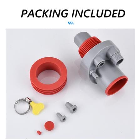 COSSY PLUS DRAIN CONNECTOR RED GREY