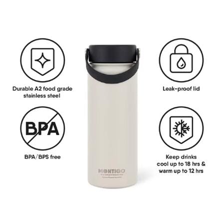 MONTIGO 18OZ ACE BOTTLE 530ML STONE SAGE MARBLE