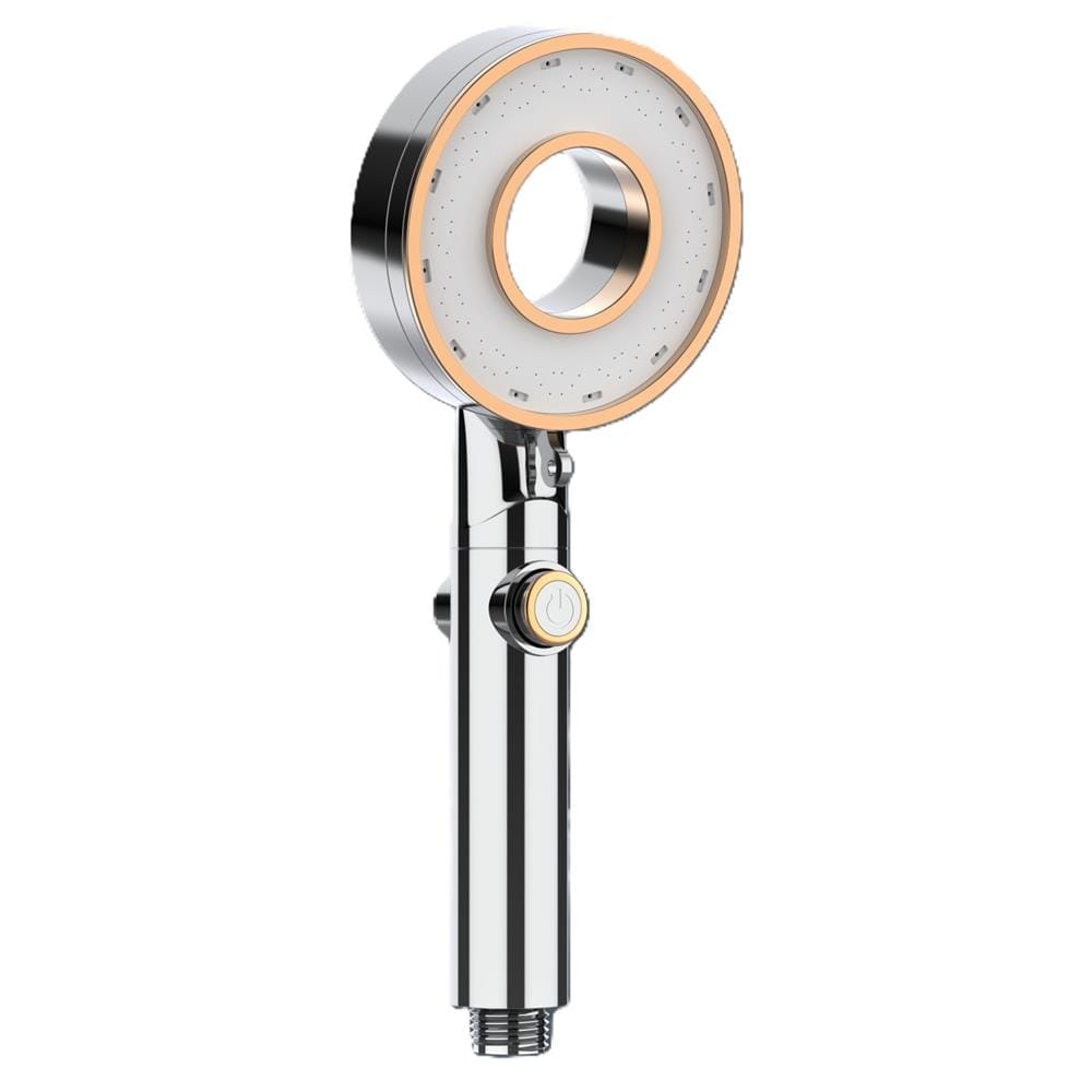 HAND SHOWER CP-DR2-S 3 MODE HIGH PRESSURE SILVER, GOLD