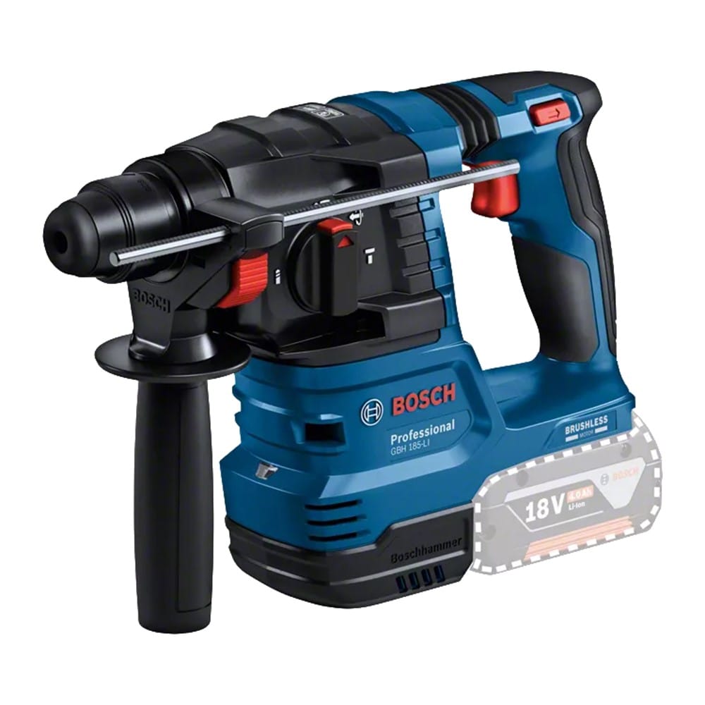 BOSCH 18V BRUSHLESS ROTARY HAMMER 24MM GBH185-LI (TOOL ONLY)