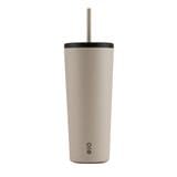 MONTIGO SENSE CUP 22OZ 650ML WITH STRAW LID, STONE GREY