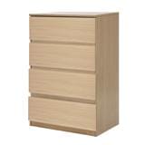 CHEST OF 4 DRAWERS FURDINI PROGRET 59CM OAK [EXCLUSIVE FROM HOMEPRO THAILAND]