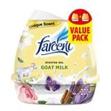AIR REFRESHER FARCENT SCENTED GEL 200Gx2 GOAT MILK YELLOW WHITE