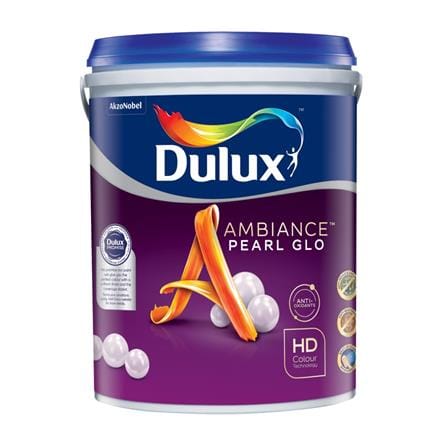 DULUX AMBIANCE PEARL GLO MID SHEEN HD COLOUR TECHNOLOGY 5L BASE B INTERIOR