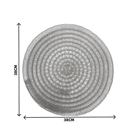 KECH PLACEMAT ROUND 38CM - GREY